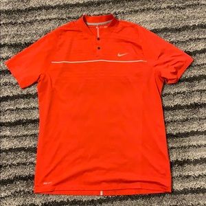 Nike Tiger Woods Red Polo Masters XL Collarless